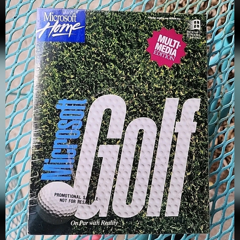 Microsoft Golf: Multimedia Edition (PC, 1993) Sealed